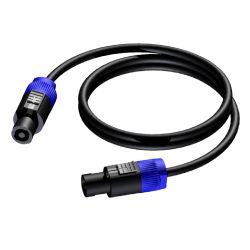 PROCAB CAB502/1.5 Kabel głośnikowy – 2-pinowe złącze głośnikowe żeńskie, 1,5 m
